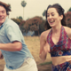 Cooper Hoffman and Alana Haim on the run in Licorice Pizza